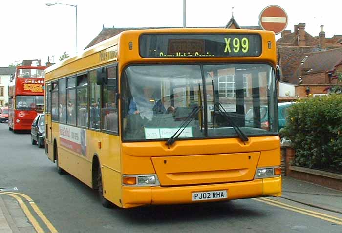 Pete's Travel Dennis Dart SLF Plaxton Pointer 2 PJ02RHA